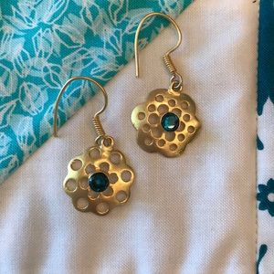 Blue Topaz Earrings